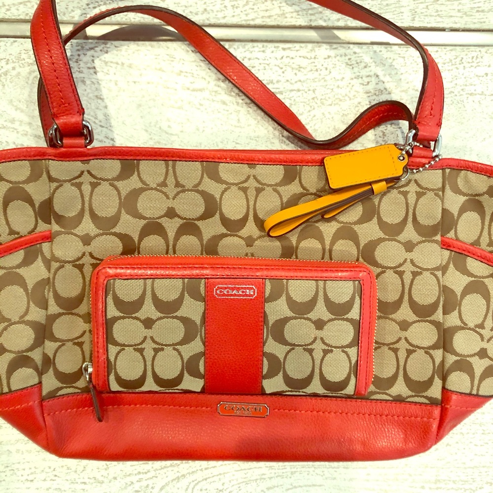 Coach bag and wallet